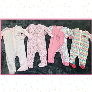 Bundle of Baby Girl Sleepers *BUY2GET2FREE!*